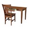 International Concepts Desk with Drawer, Basic Size And Chair 26 in D X 26 H, 30 W X Hardwood, Espresso K-581-41-10 - alternate 2